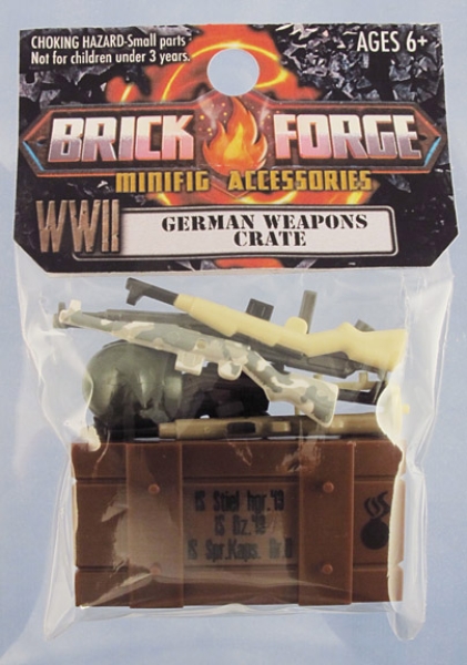 Custom Brick Forge WW2 deutsches Waffen Set für z.B. LEGO ® Figuren